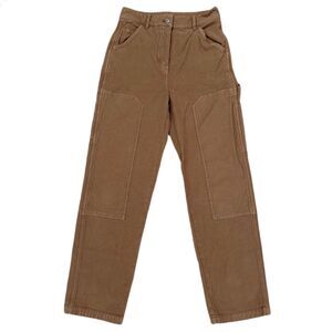 Wilfred Free Aritzia Brown Utility Straight Leg Pants Women's Size 2